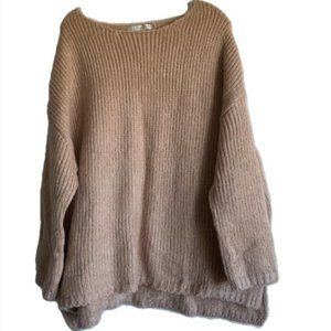 Simons Twik Beige Chunky Knit Sweater